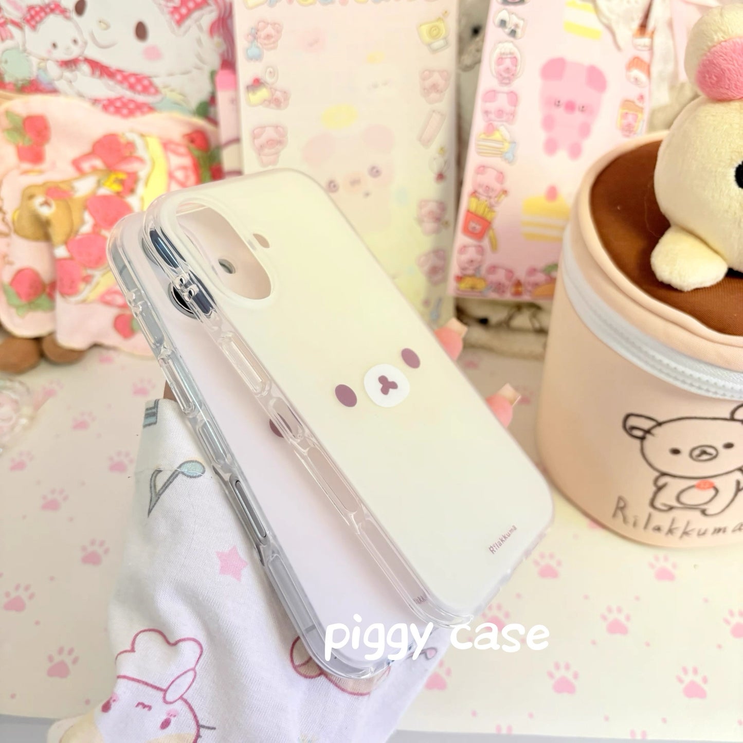 Macaroon Rilakkuma Regular phone case iPhone 17 Case