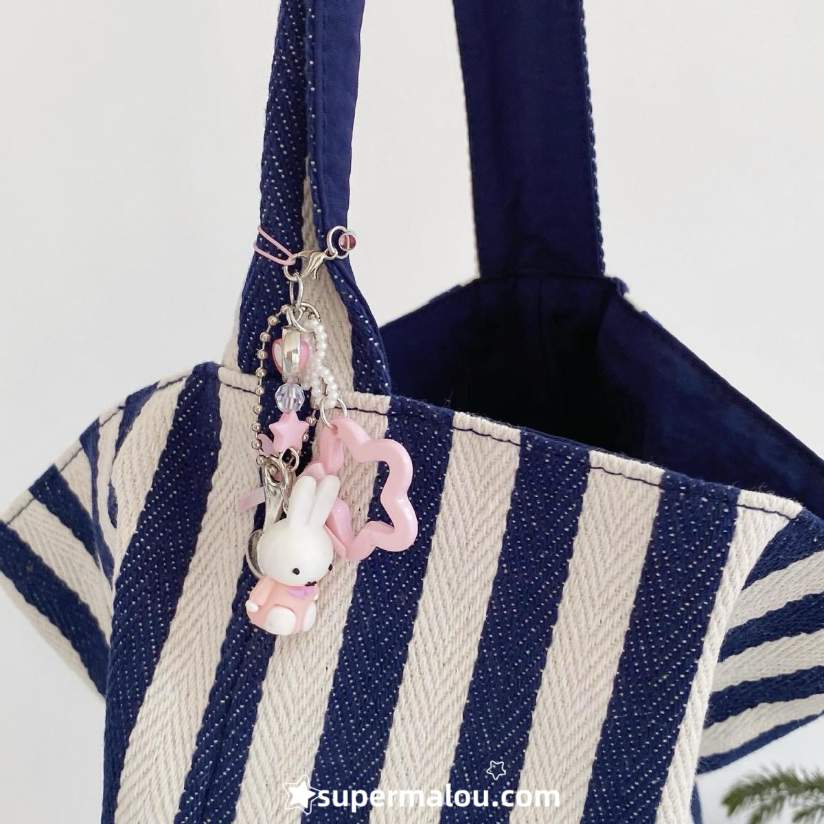 Miffy Star Fork Keychain Phone Chain