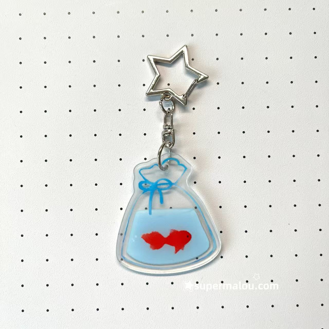Minority artistic romantic acrylic pendant keychain