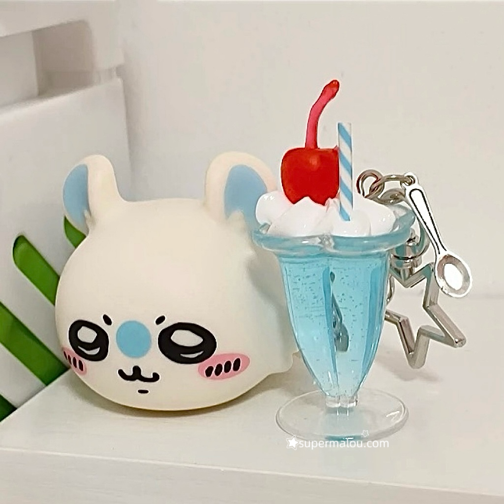 Mint Soda Water Keychain Phone Chain Pendant