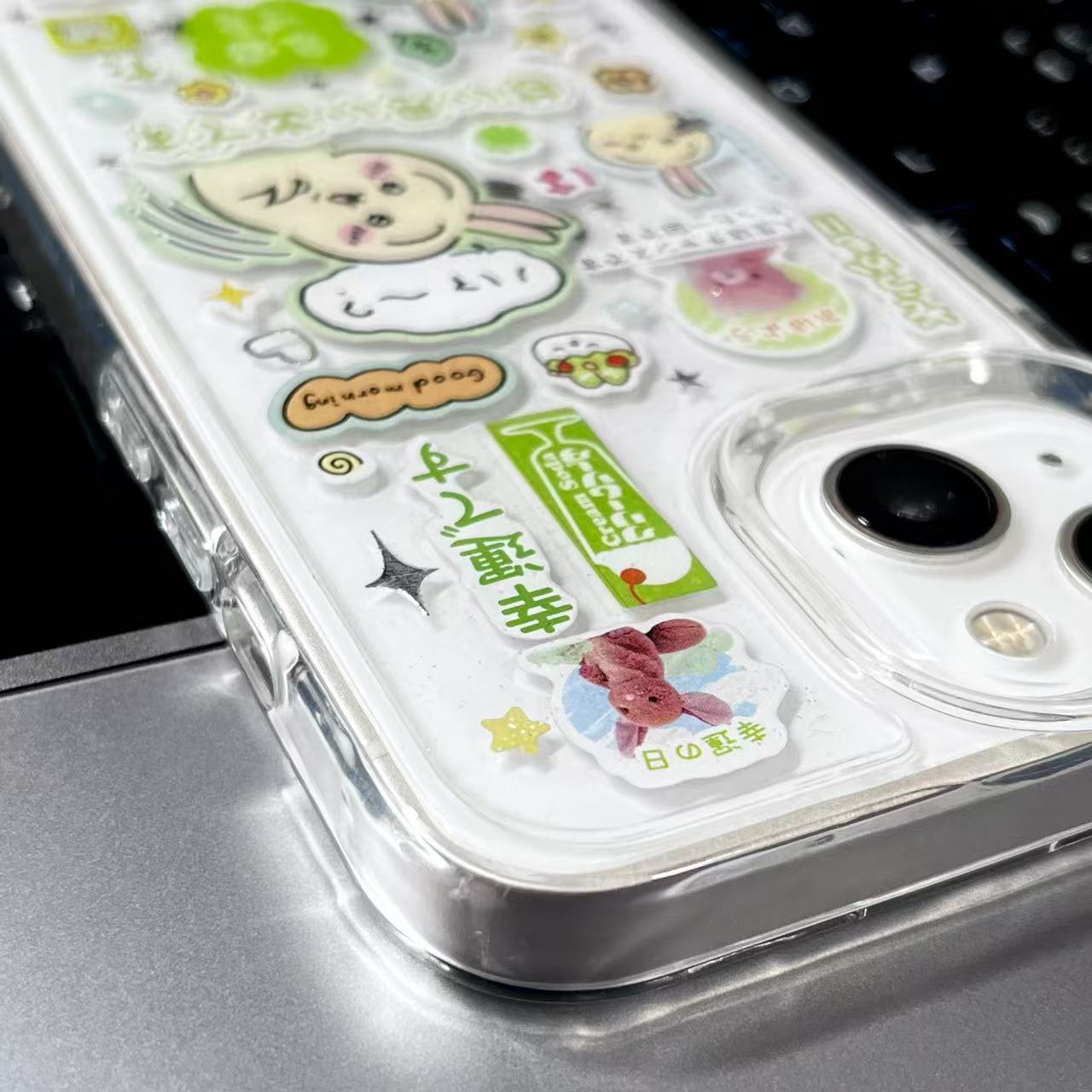 Momonga And Usagi Handmade Sticker Phone Case Samsung Case