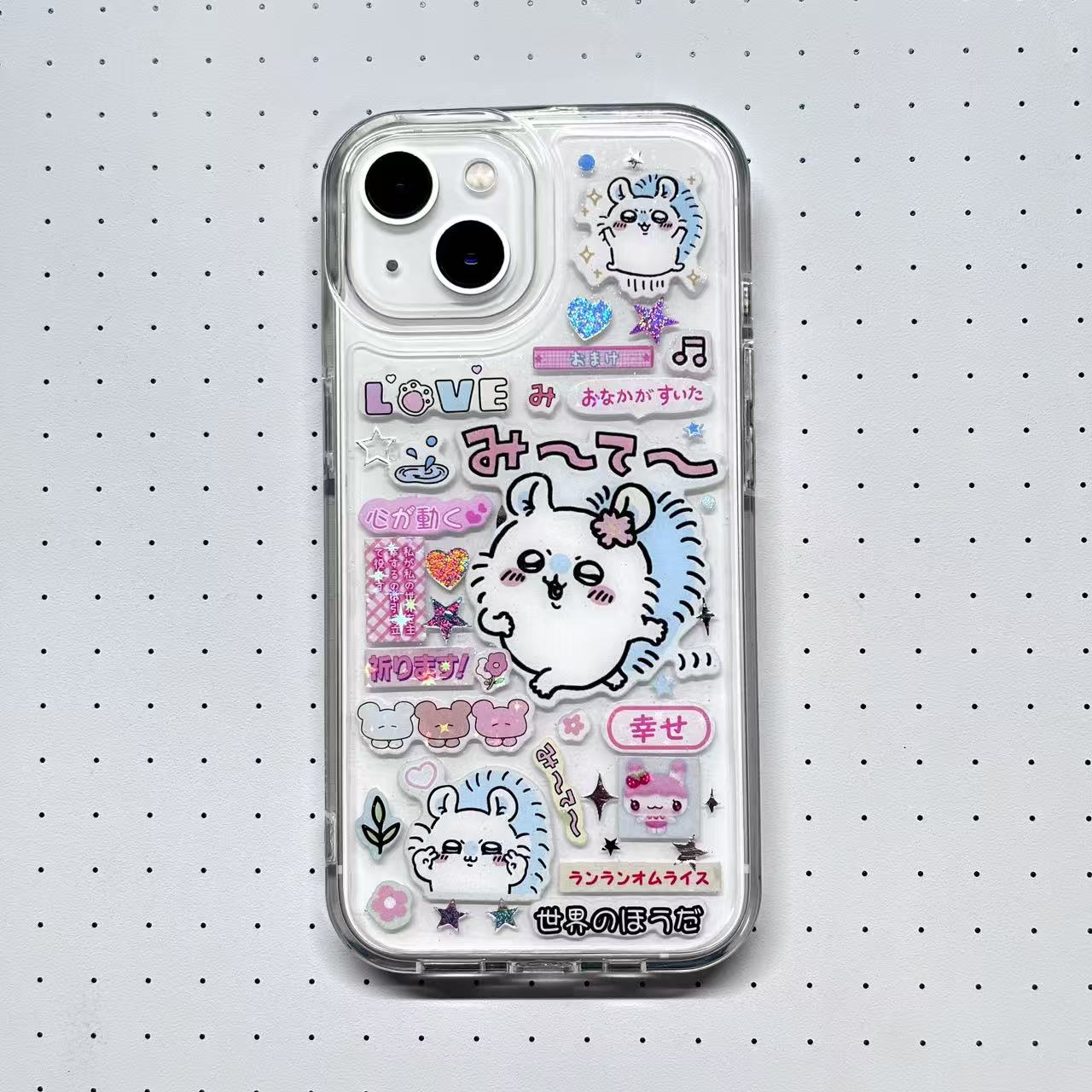 Momonga And Usagi Handmade Sticker Phone Case Samsung Case
