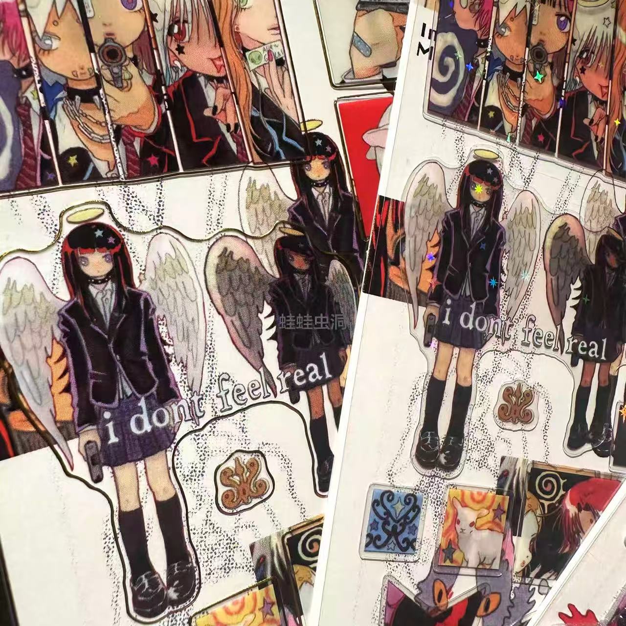 Movie Characters Cool Girl Sticker Sheet