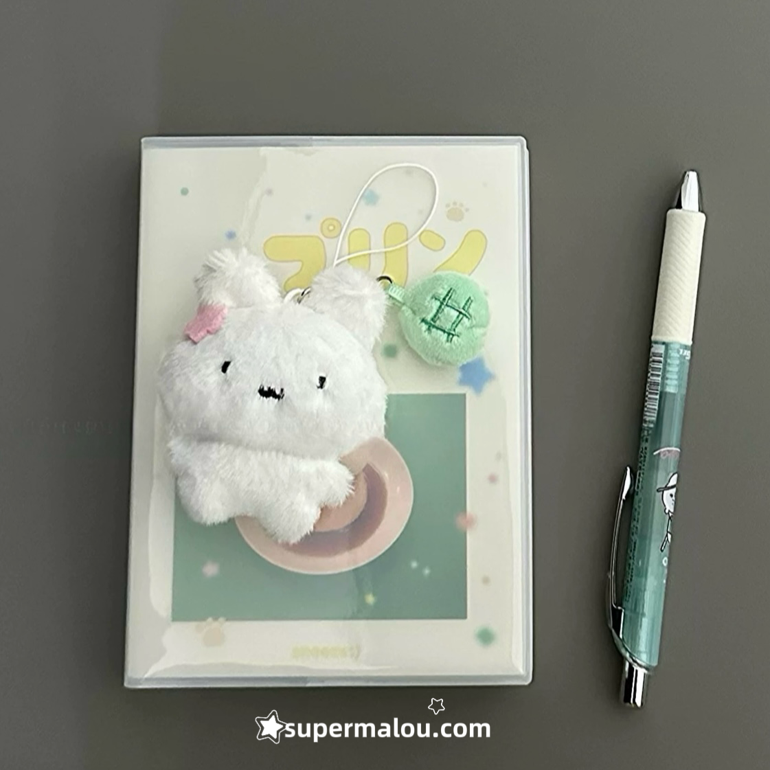 Peach Rabbit Strawberry Rabbit Plush Pendant Keychain