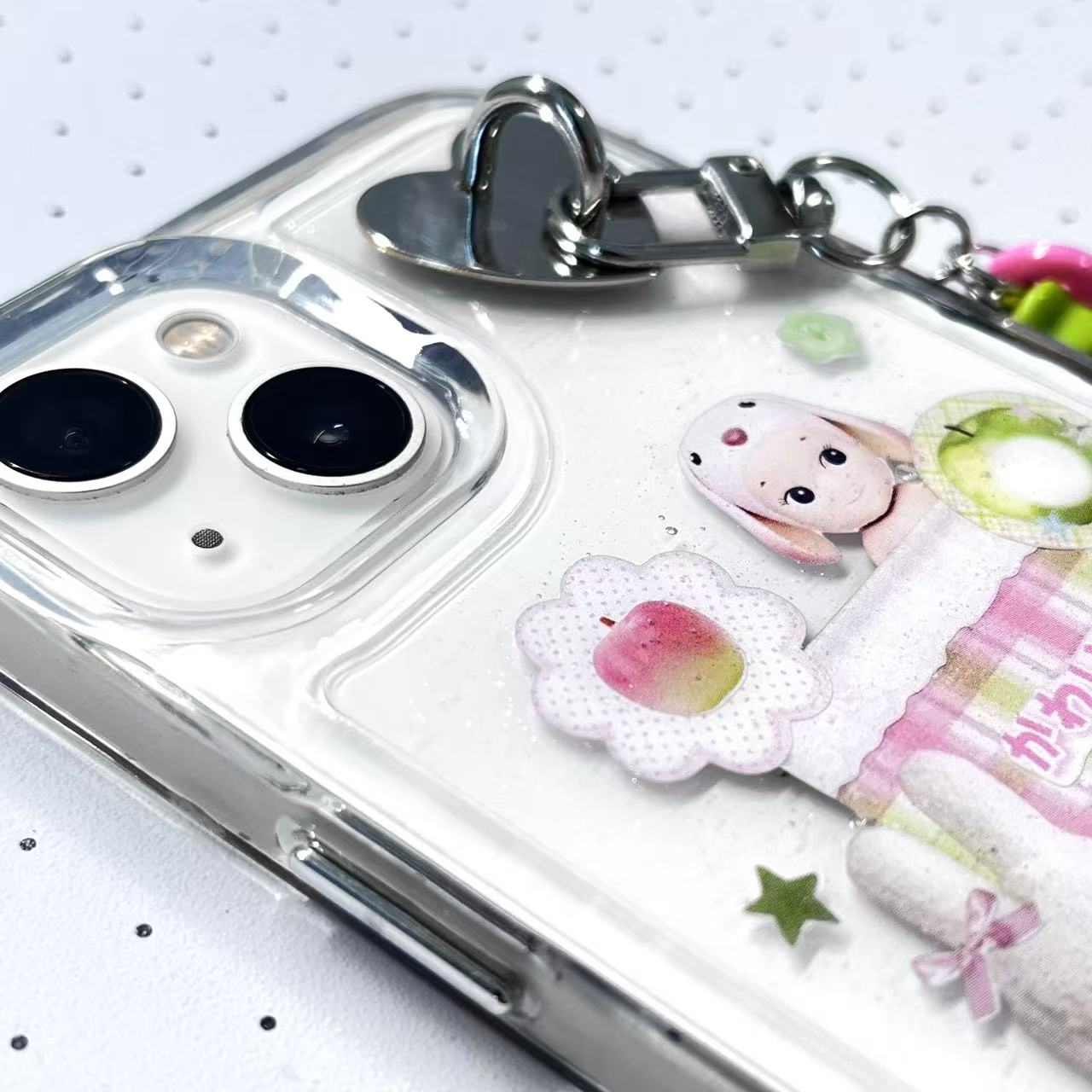 Pink Green Miffy Sony Angle Sticker Phone Case