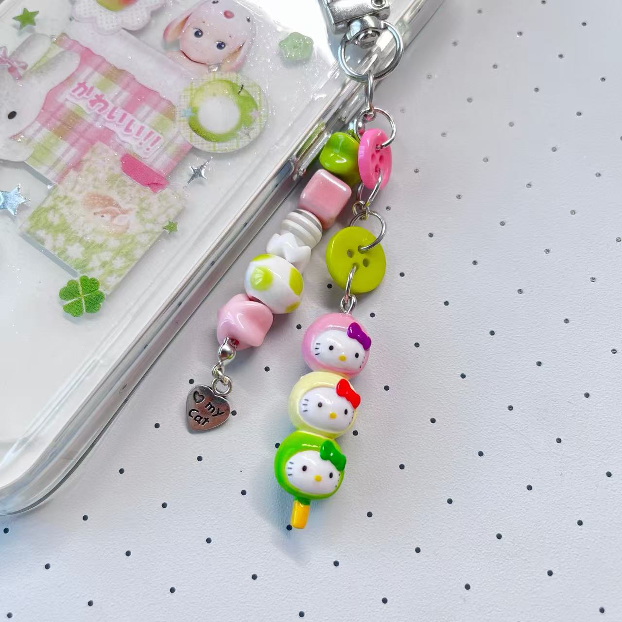Pink Green Miffy Sony Angle Sticker Phone Case