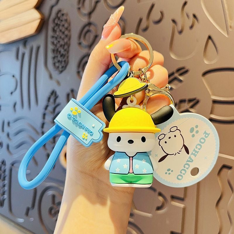 Pochacco Backpack Pendant Keychain