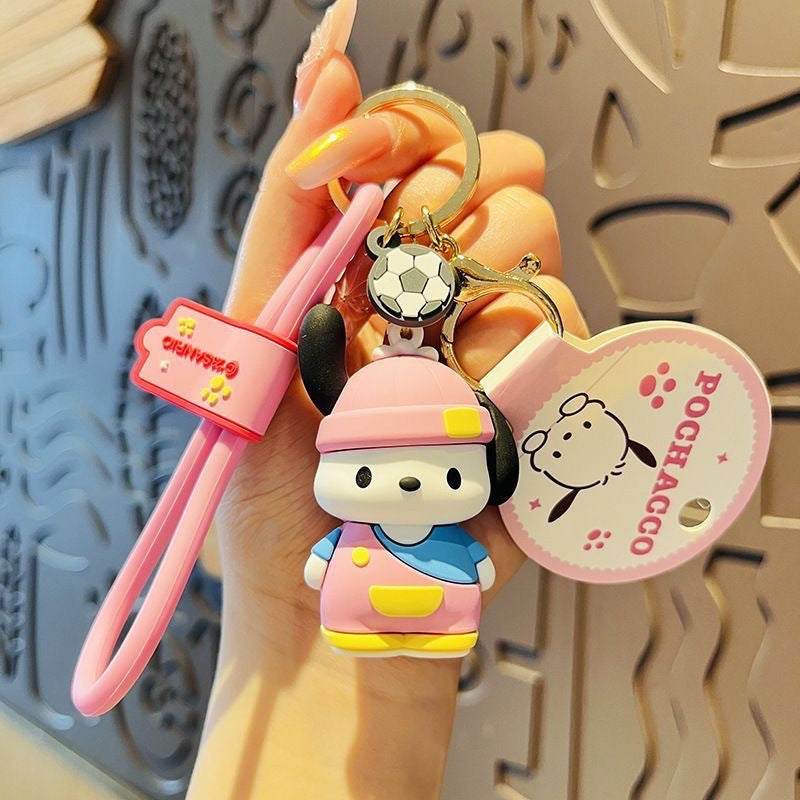 Pochacco Backpack Pendant Keychain