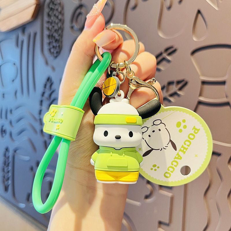Pochacco Backpack Pendant Keychain