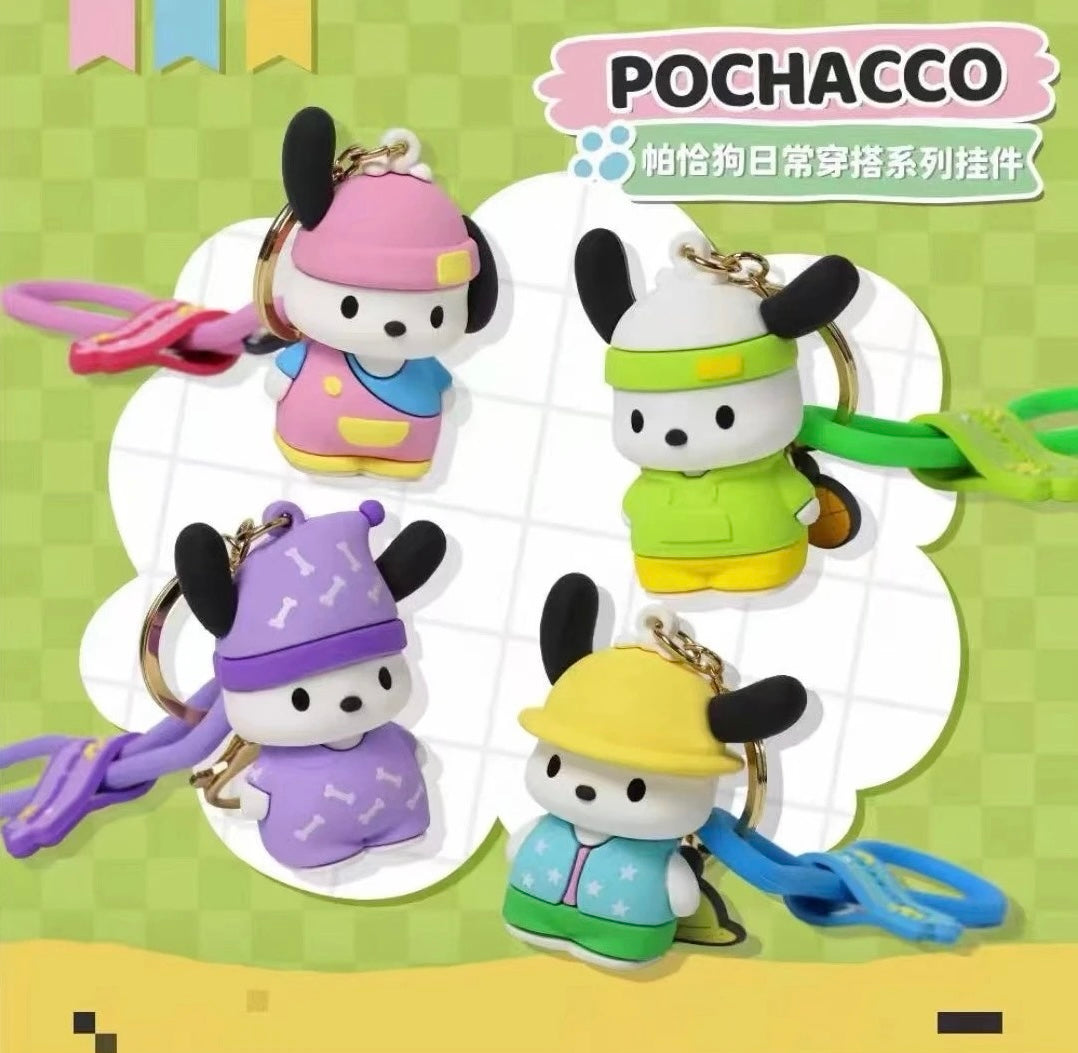 Pochacco Backpack Pendant Keychain