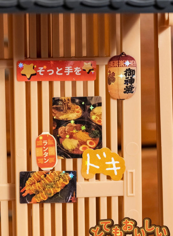 6Pcs Retro Japanese Stickers Set of 4
