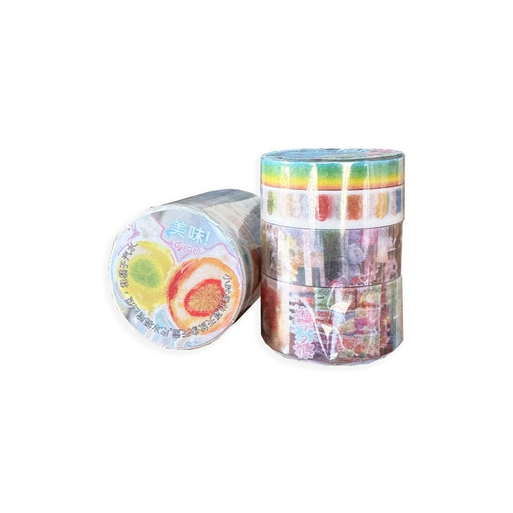 2M Retro Photo Dream Core Style Sticker Roll Set Of 4