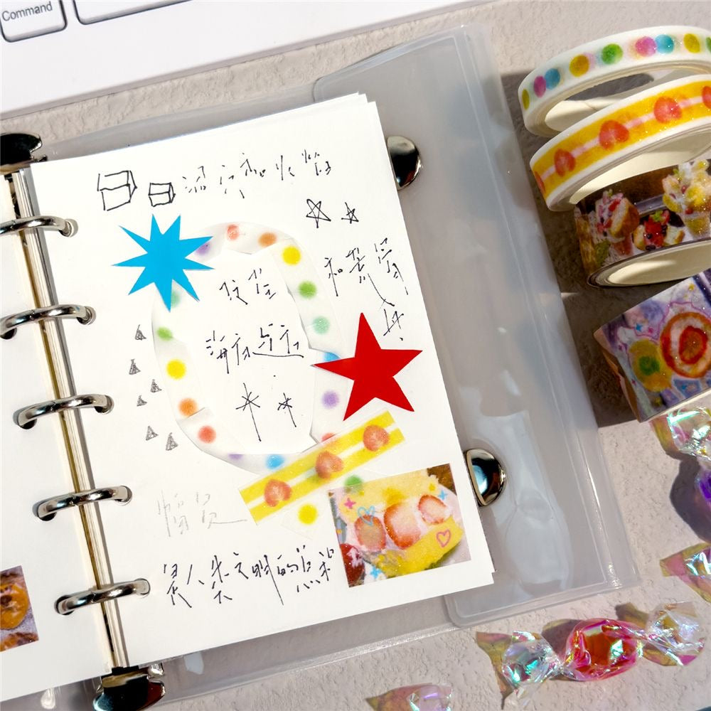 2M Retro Photo Dream Core Style Sticker Roll Set Of 4