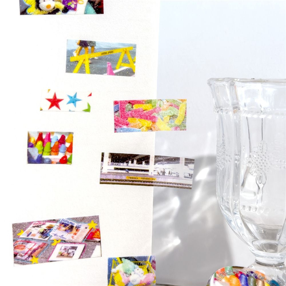 2M Retro Photo Dream Core Style Sticker Roll Set Of 4
