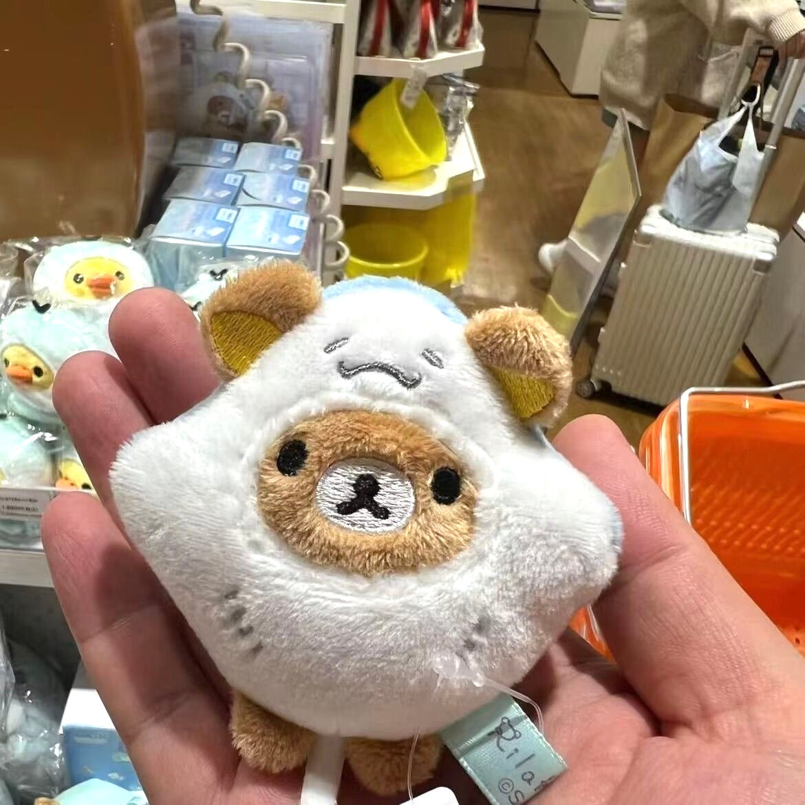 Rilakkuma Ocean Series Octopus Bear Pendant Doll