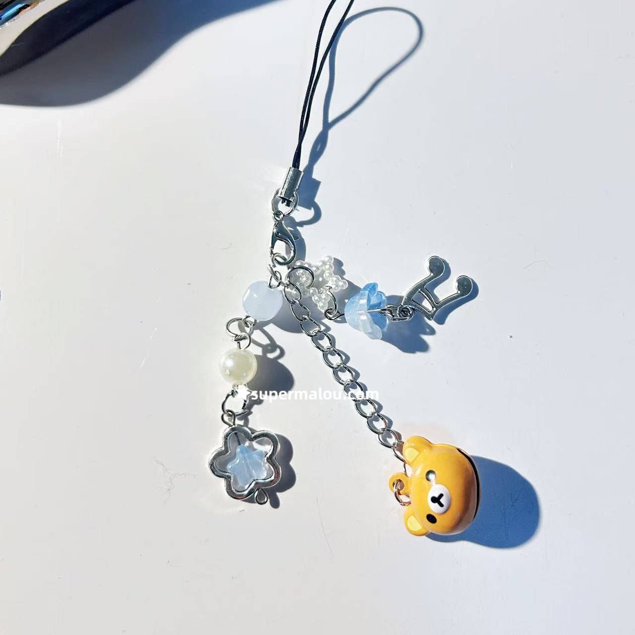 Rilakkuma Star Pendant Phone Chain