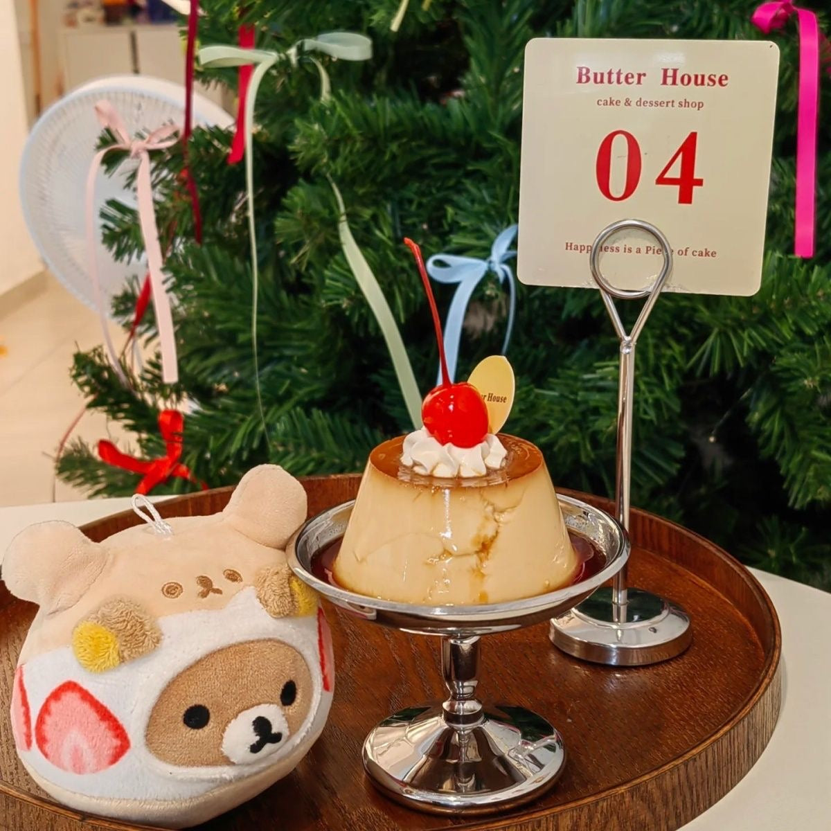 Rilakkuma Vintage Dessert Cream Bread Pendant
