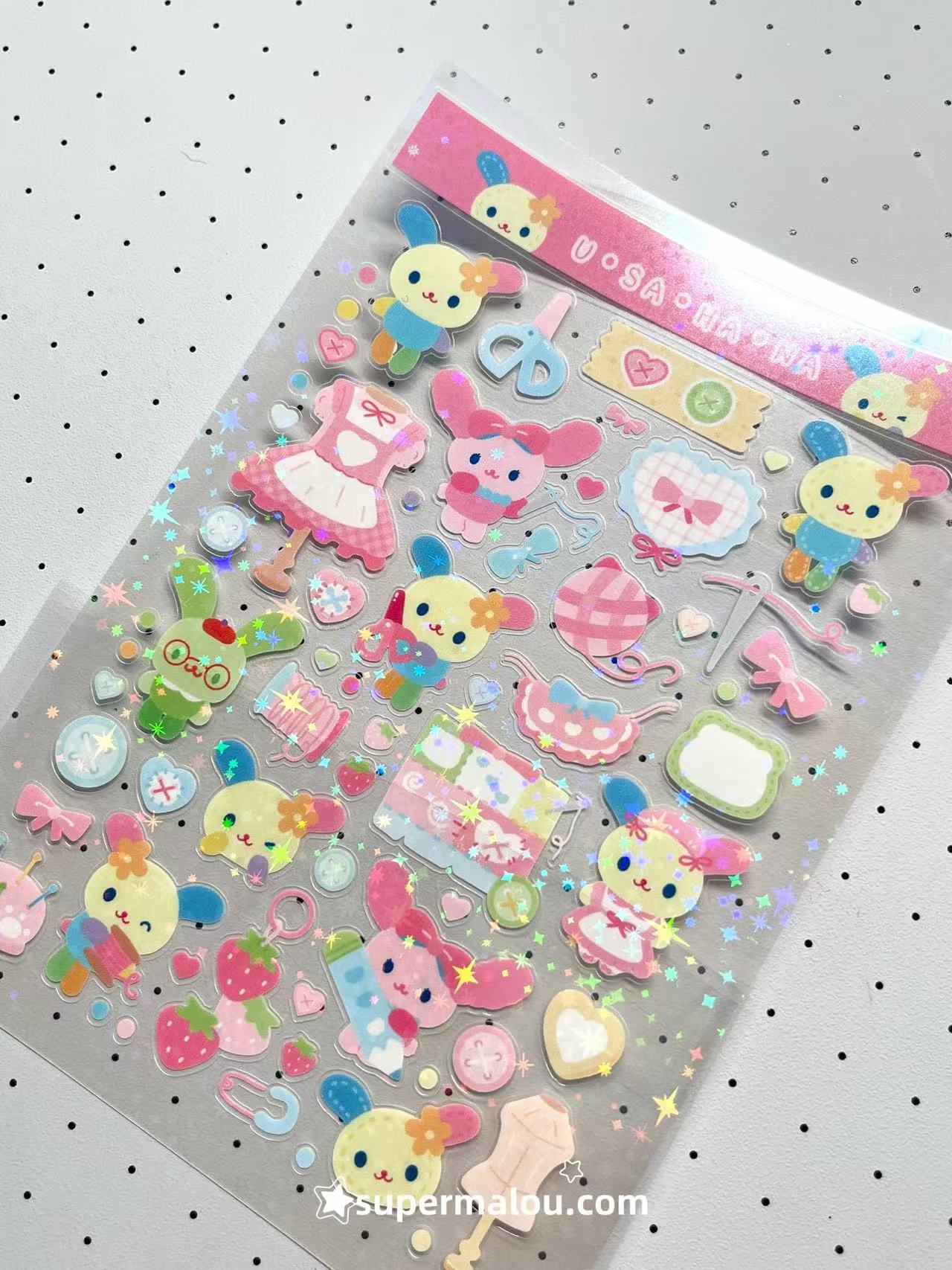 【Limited Edition】Sanrio Usahana Laser Sticker