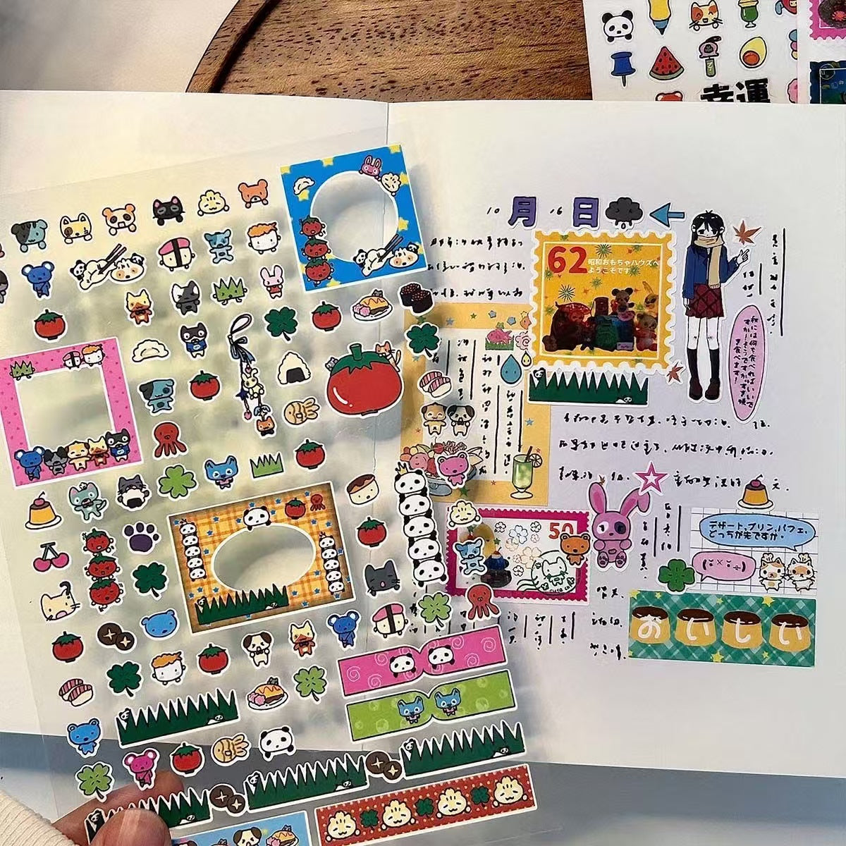 Stamp Deco Elements Hand drawn Stickers