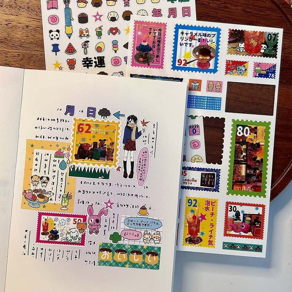 Stamp Deco Elements Hand drawn Stickers