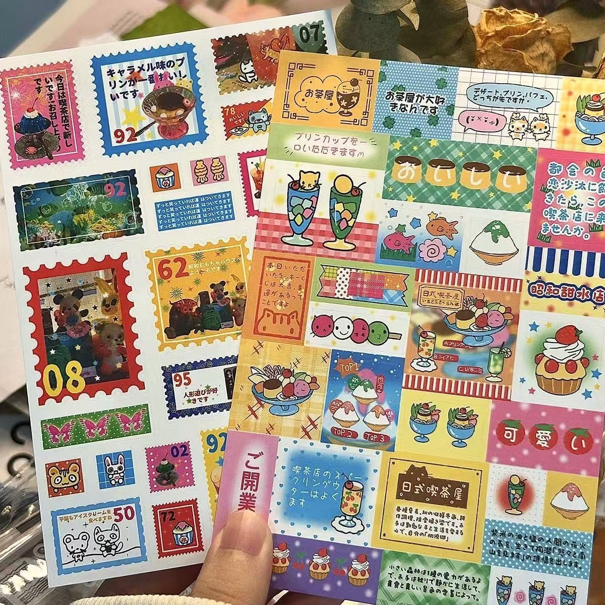 Stamp Deco Elements Hand drawn Stickers