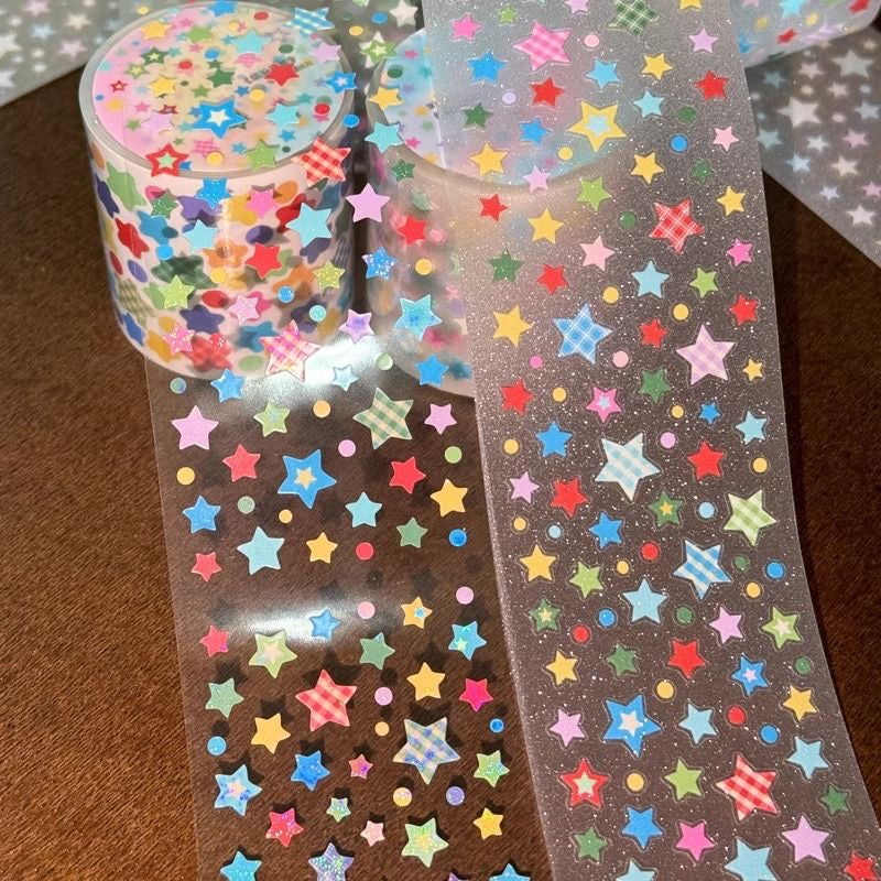 5meter Star Sticker Roll Scrapbook Waterproof Stickers