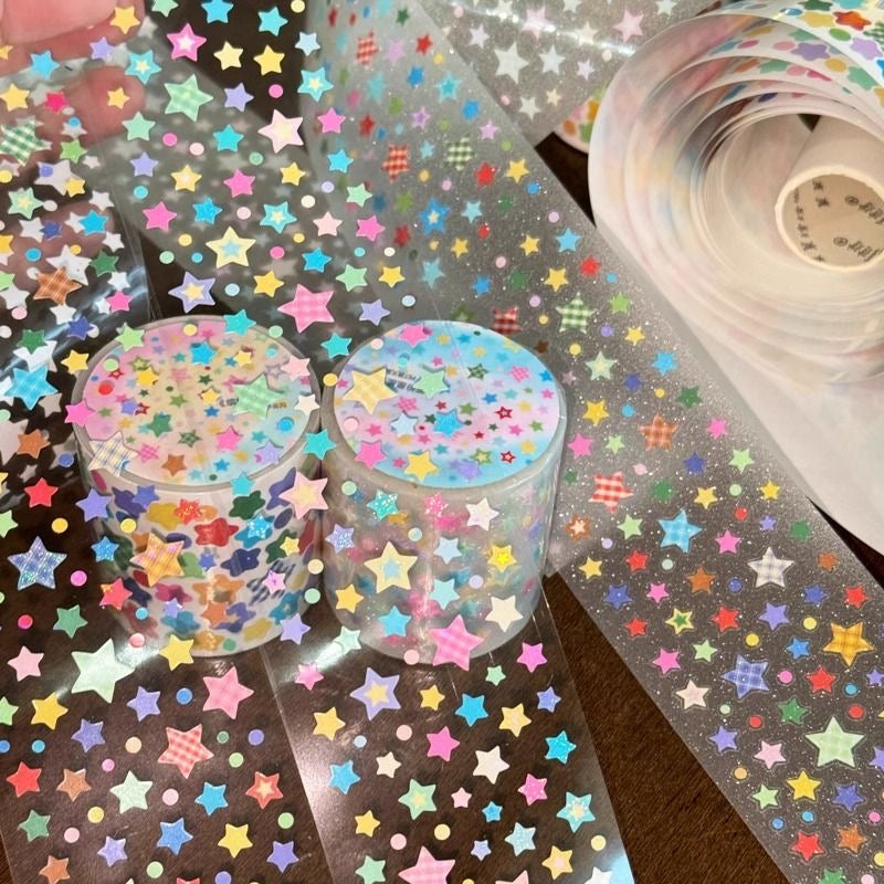 5meter Star Sticker Roll Scrapbook Waterproof Stickers