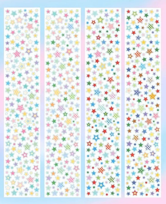 5meter Star Sticker Roll Scrapbook Waterproof Stickers
