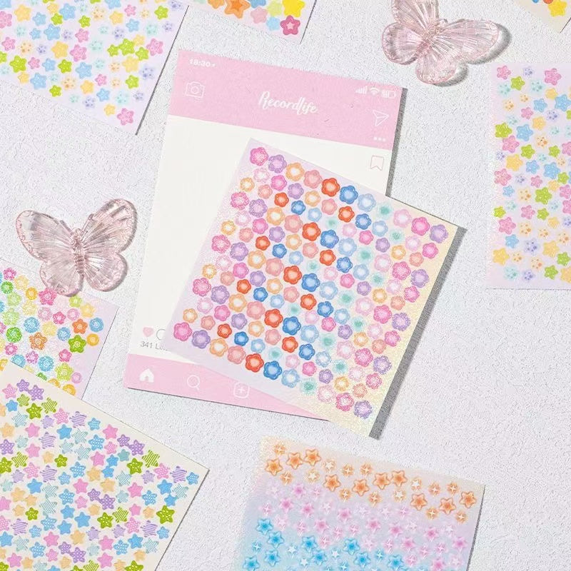 24Pages Star Storm Series Mini Deco Sticker Book