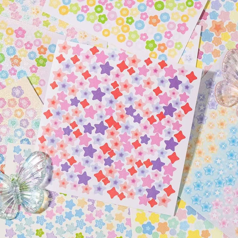 24Pages Star Storm Series Mini Deco Sticker Book