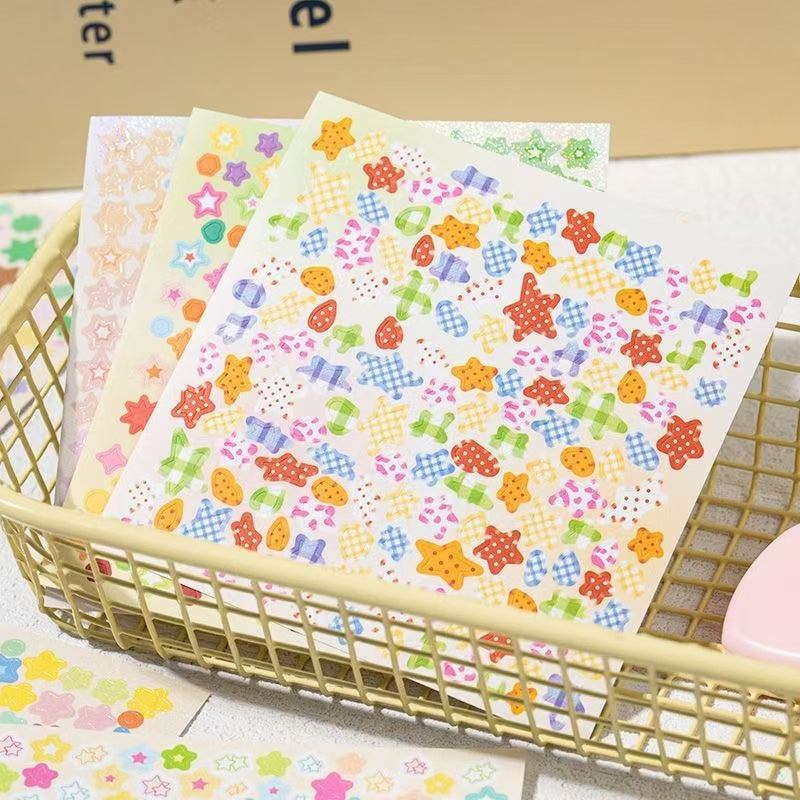 24Pages Star Storm Series Mini Deco Sticker Book