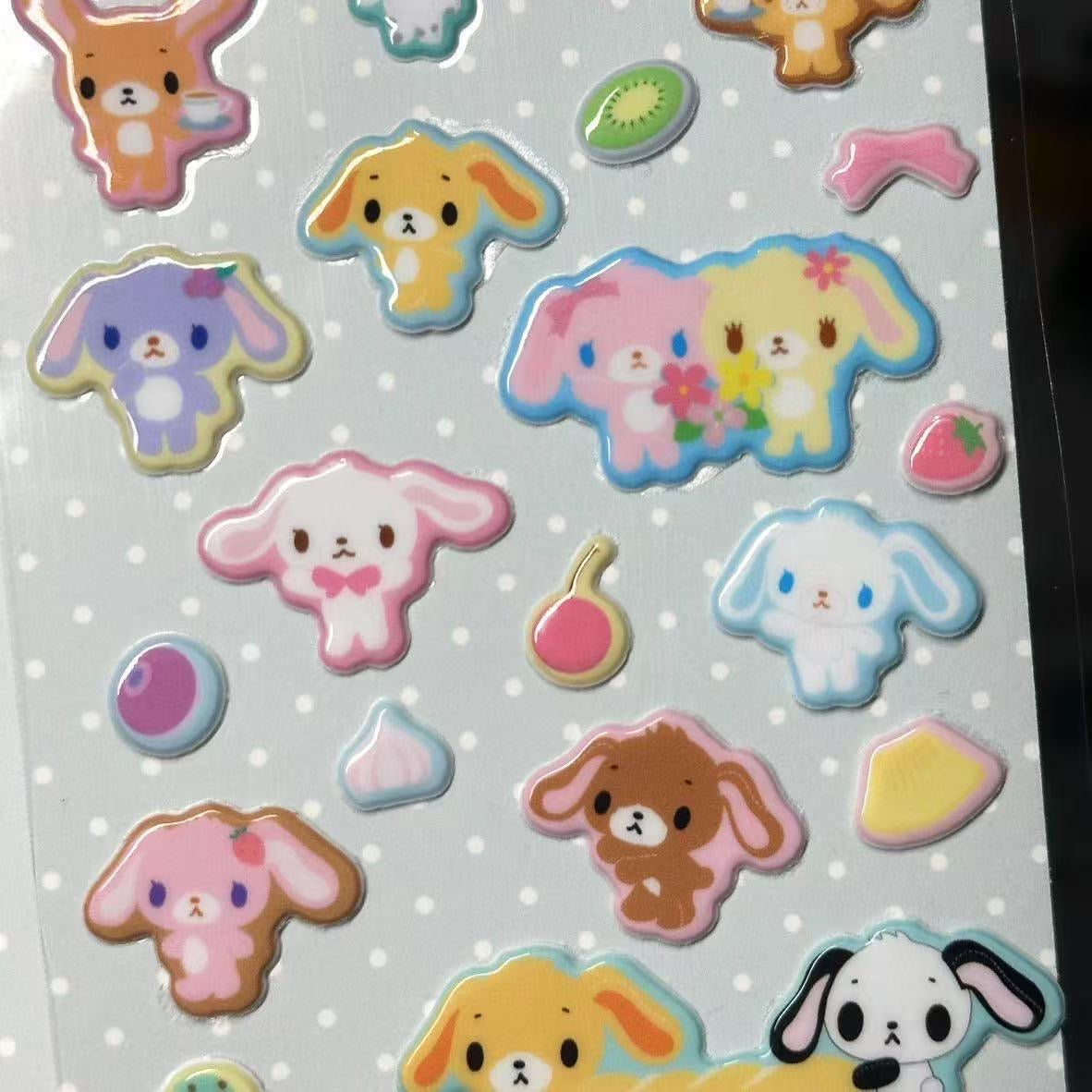 Sugarbunnies Crystal Bubble 3D Stickers