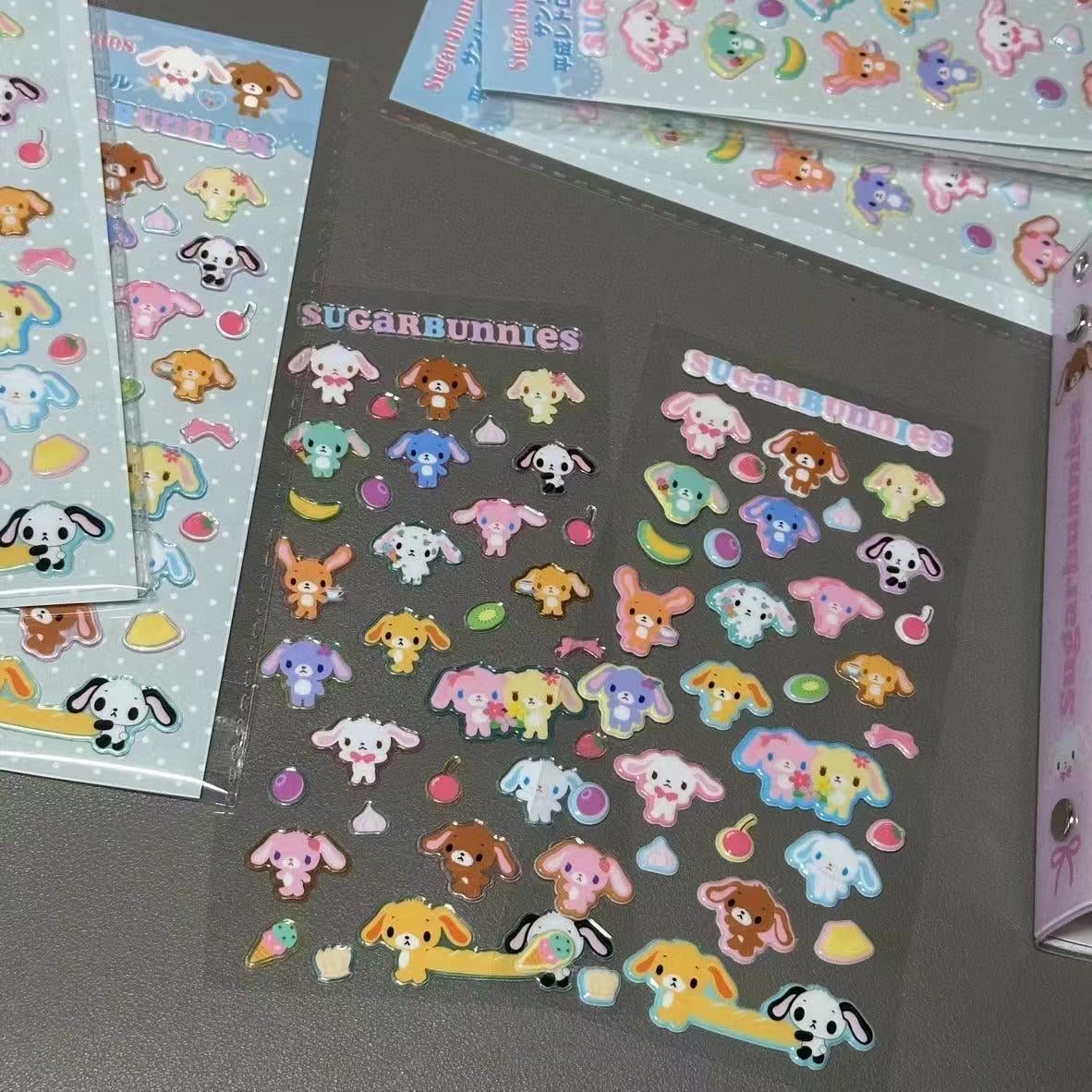 Sugarbunnies Crystal Bubble 3D Stickers