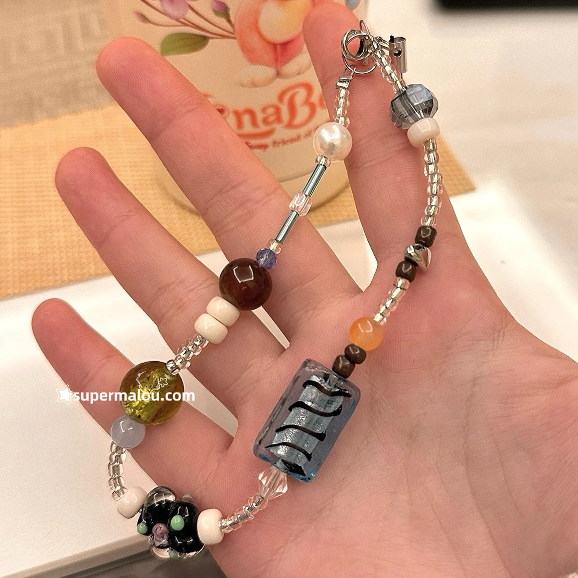 Summer Fresh Mint Candy Phone Chain