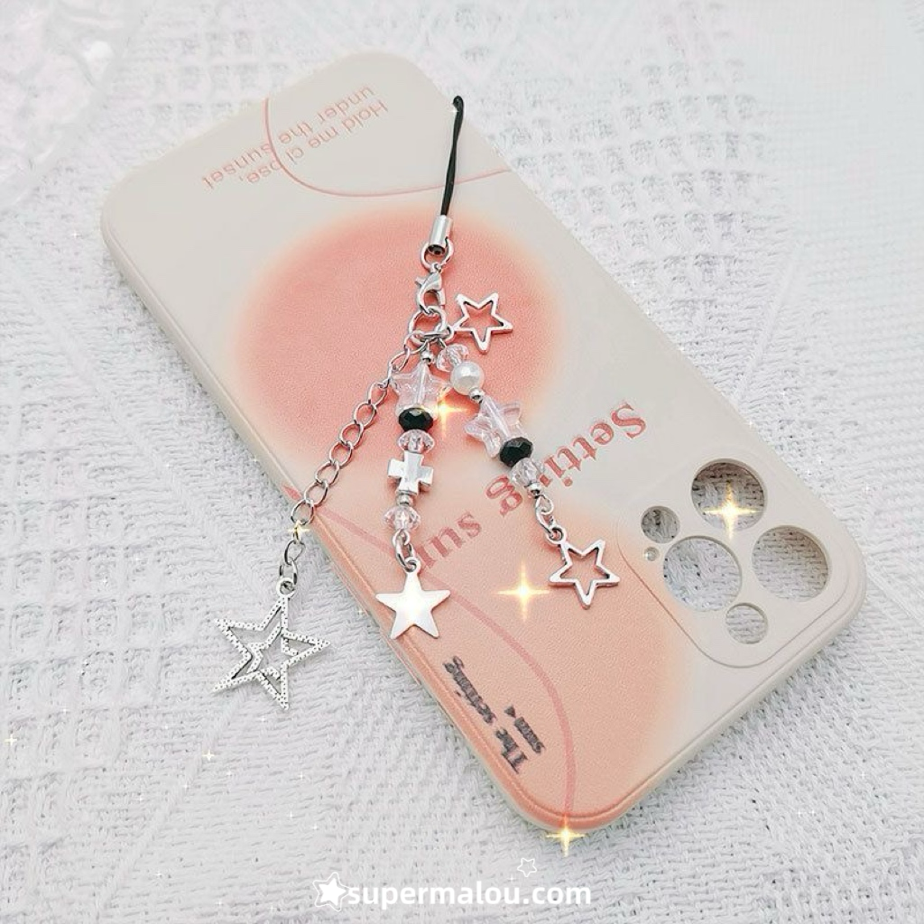 Sweet Cool Spicy Girl Y2K Star Phone Chain Keychain