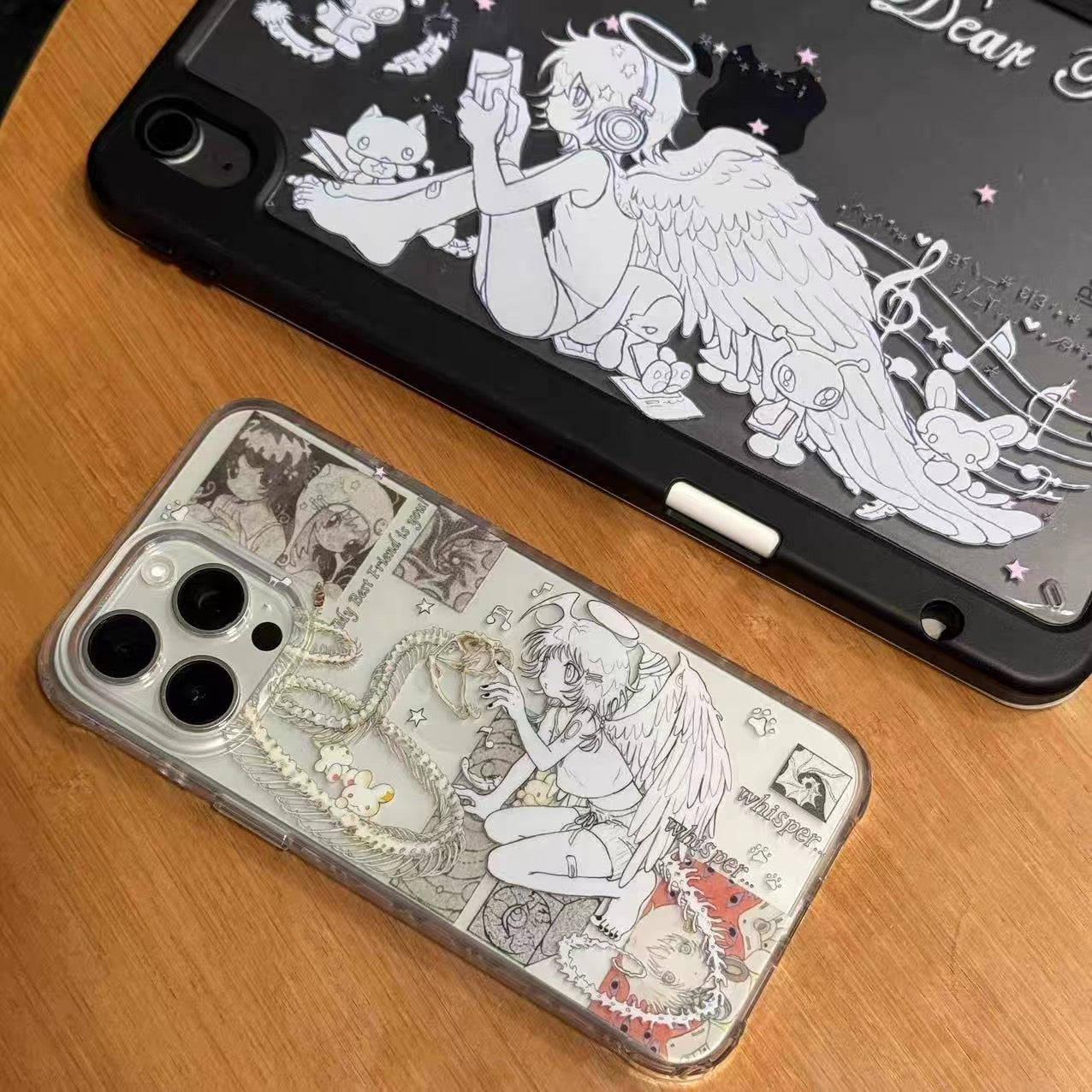The Skeletal Angel Girl Regular phone case iPhone 17 Case