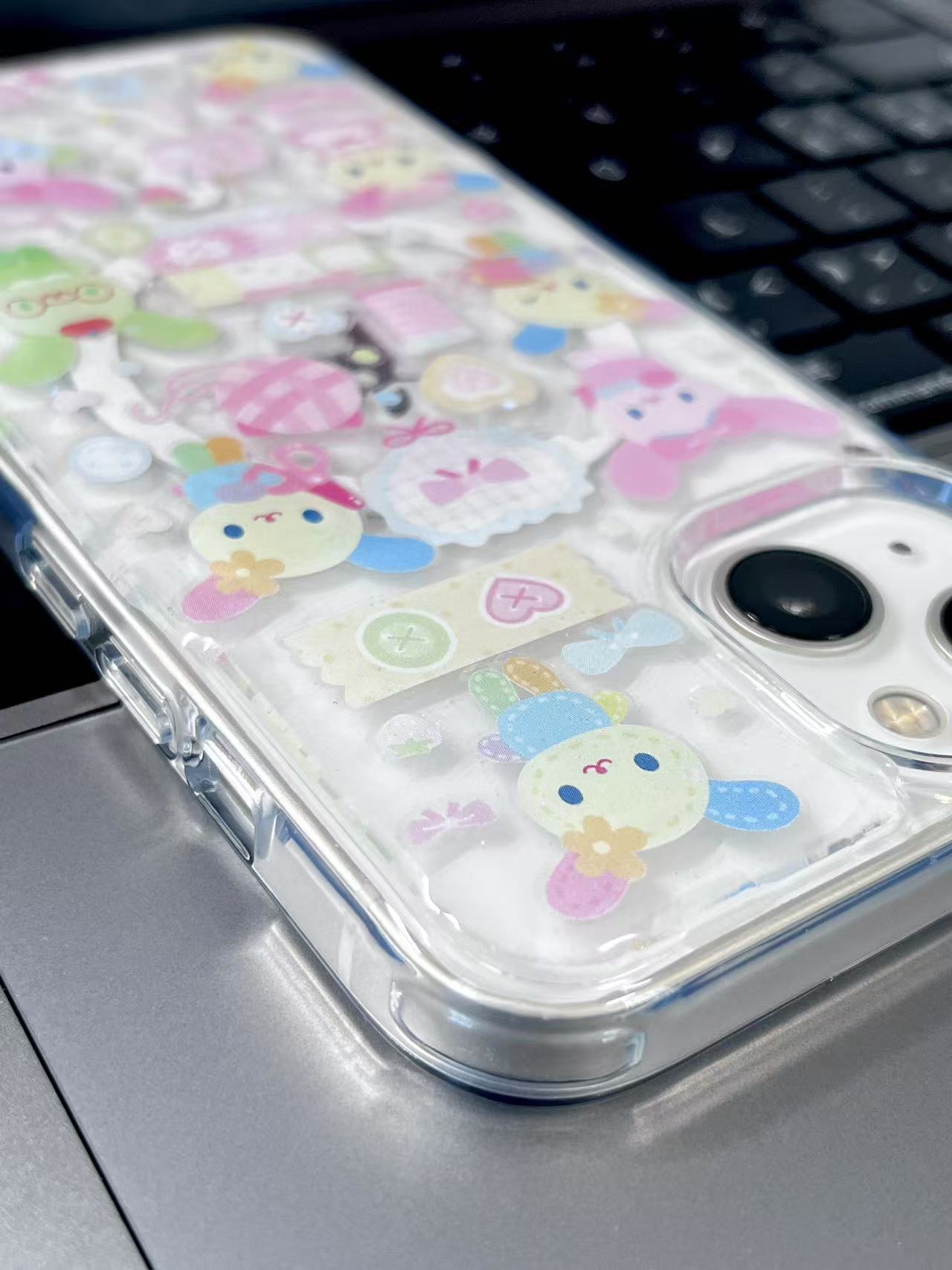 【Limited Edition】Usahana Handmade Sticker Phone Case