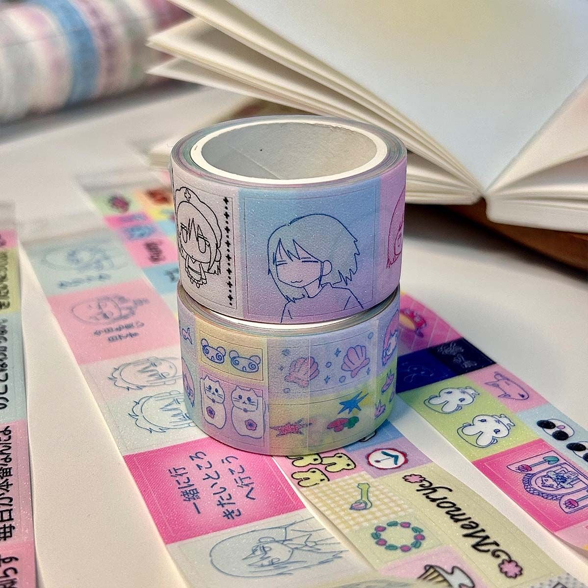 Dream Core Cartoon Avatar Sticker Roll