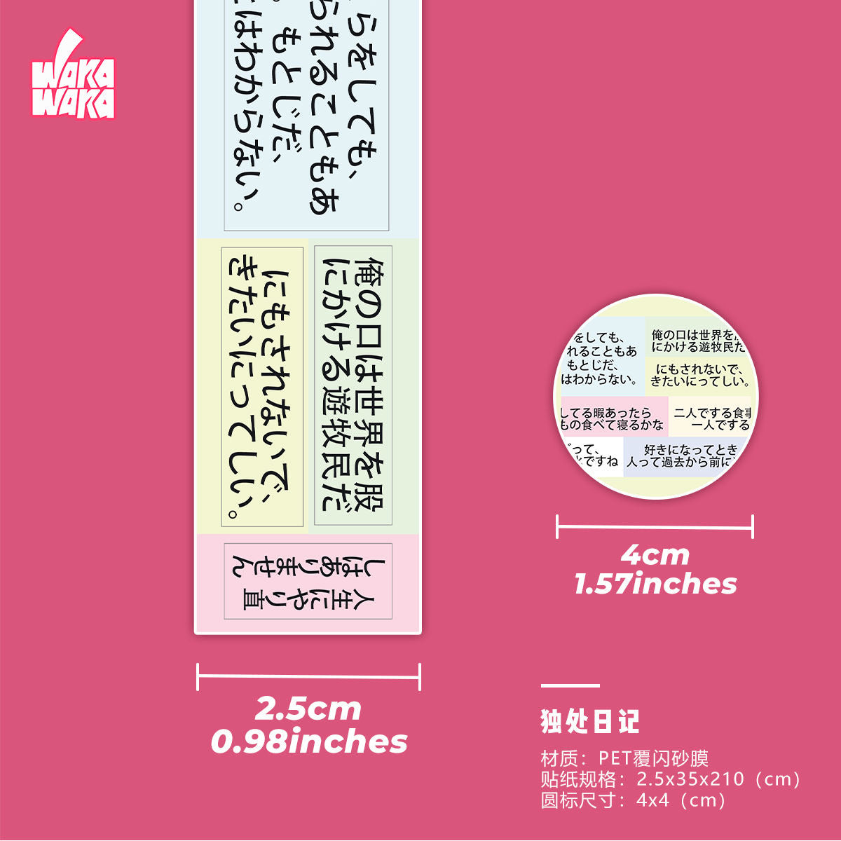 Dream Core Cartoon Avatar Sticker Roll