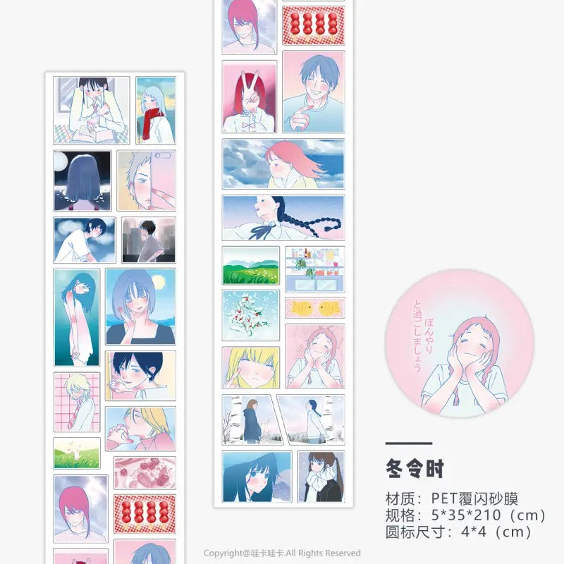 Winter Appointment Sticker Roll