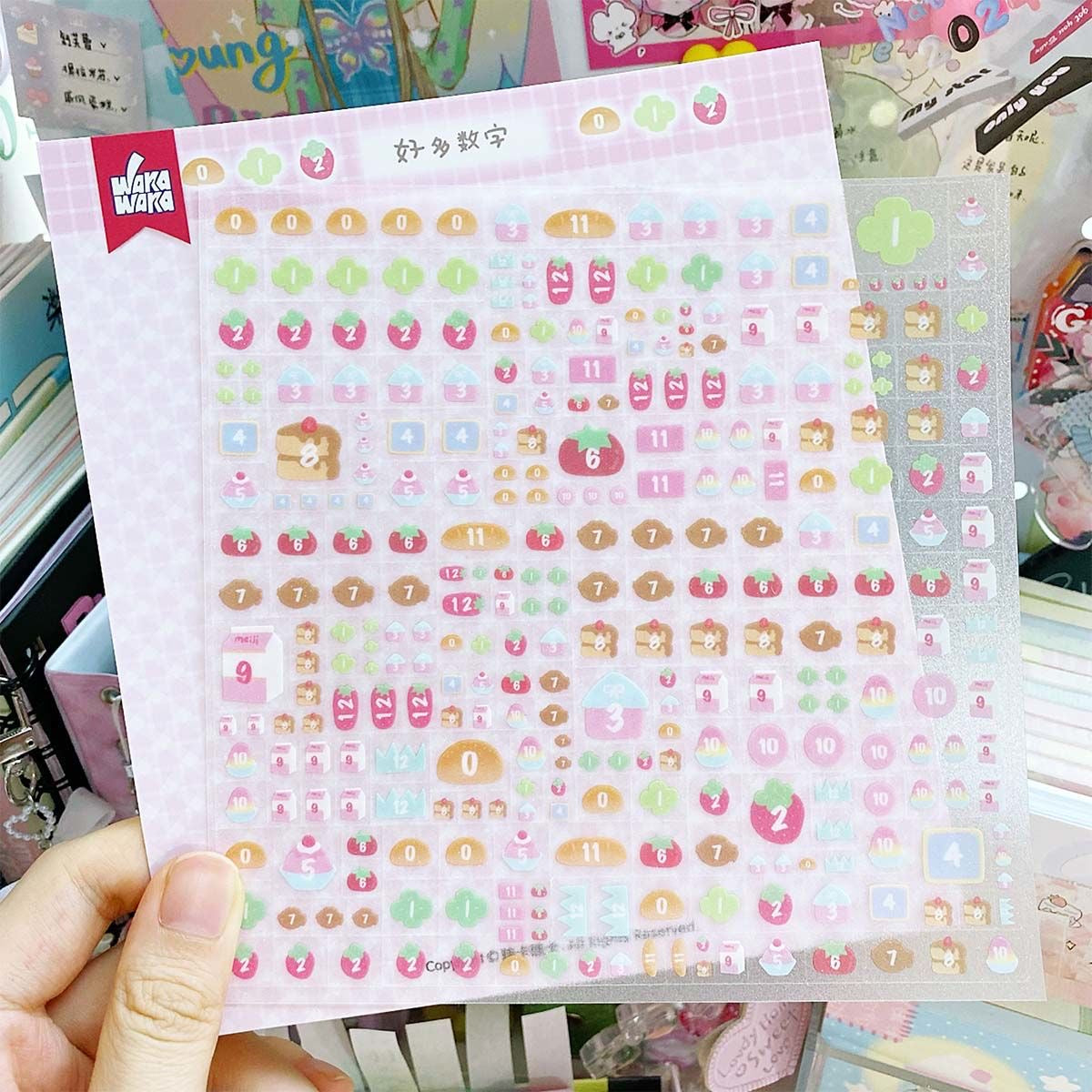 Block PET Sticker Scrapbook Material