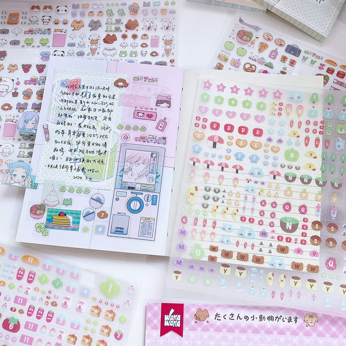 Block PET Sticker Scrapbook Material