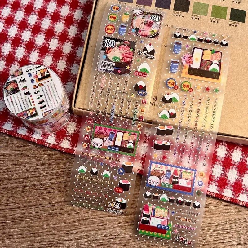 PET Japanese Sticker Roll