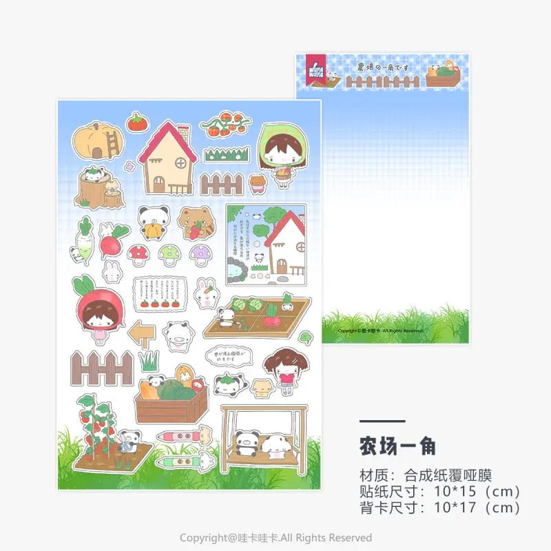 Moe Design Deco Stickers DIY Arts Crafts Album
