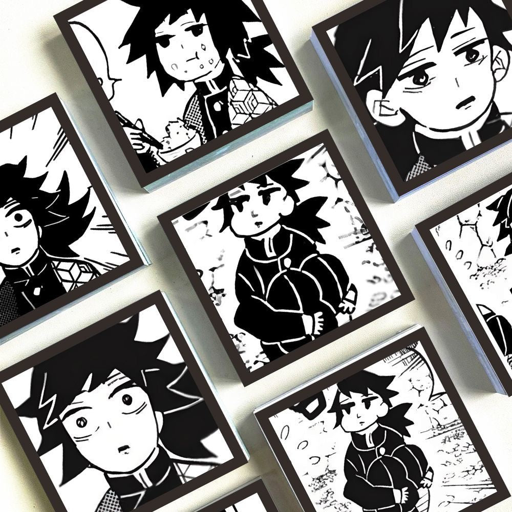 120pcs Demon Slayer Giyu Stickers