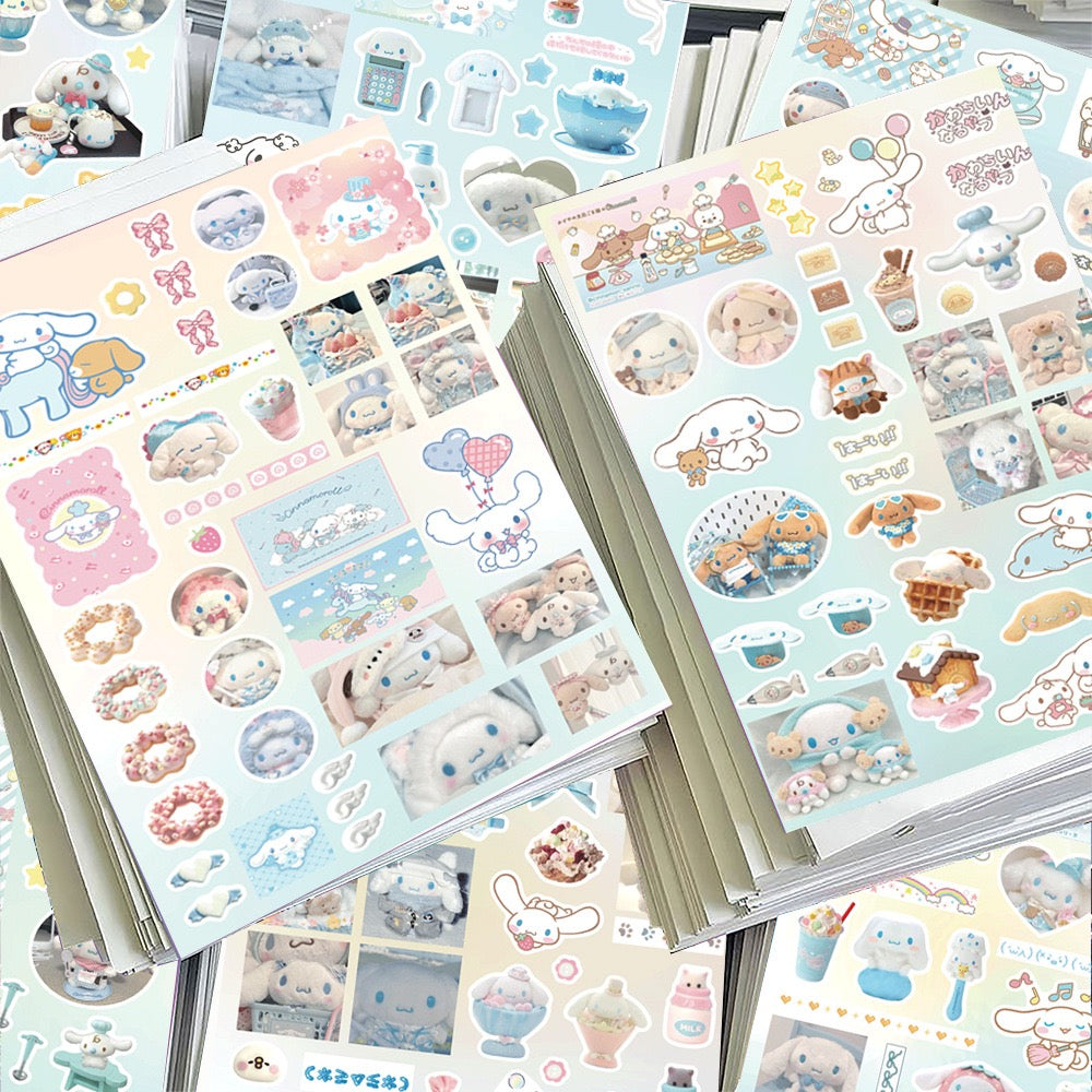 8 Sheets Cinnamoroll Stickers B