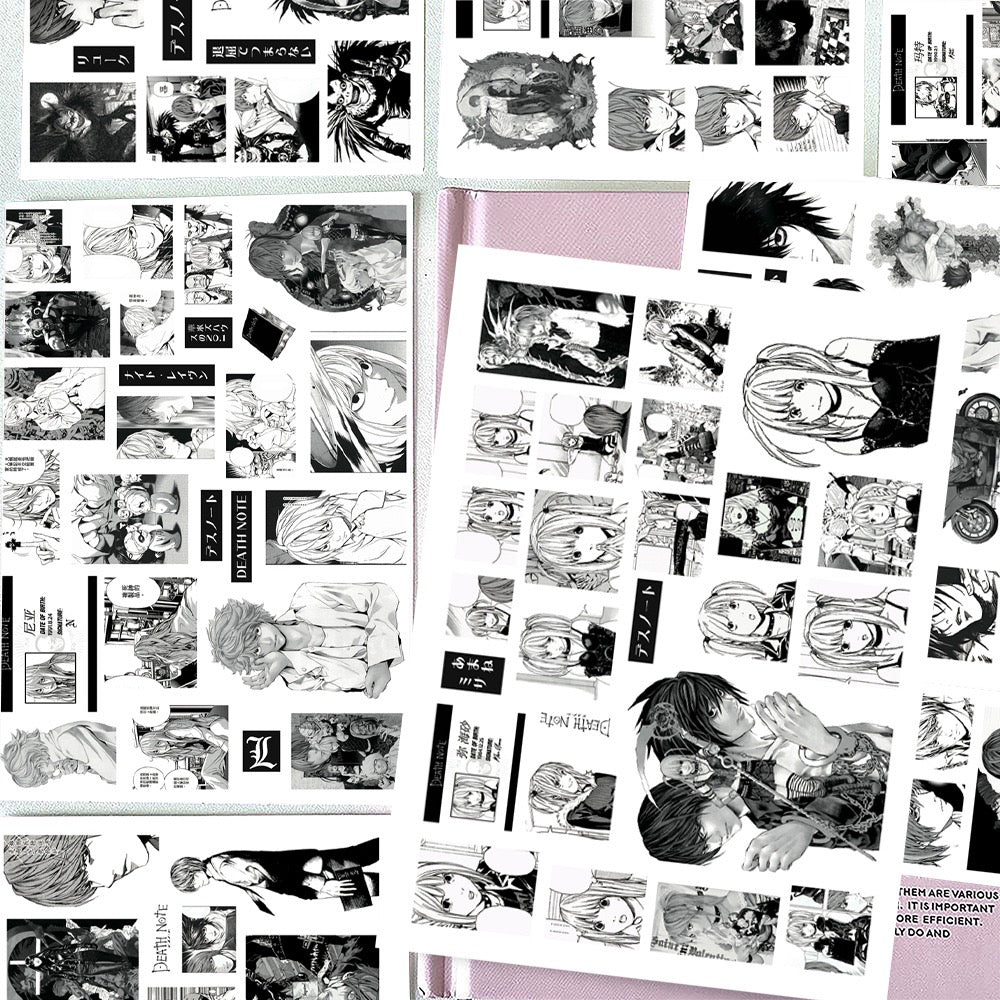 8 Sheets Death Note Stickers