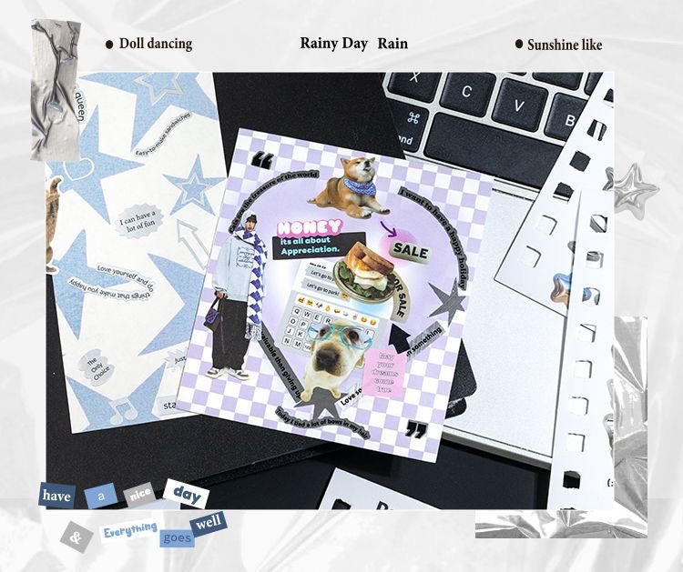 60Pages Fragments Of Time Sticker Book