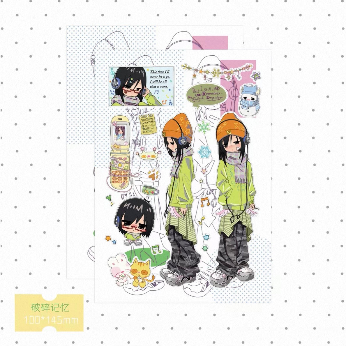 OOTD Cute Sticker Sheets