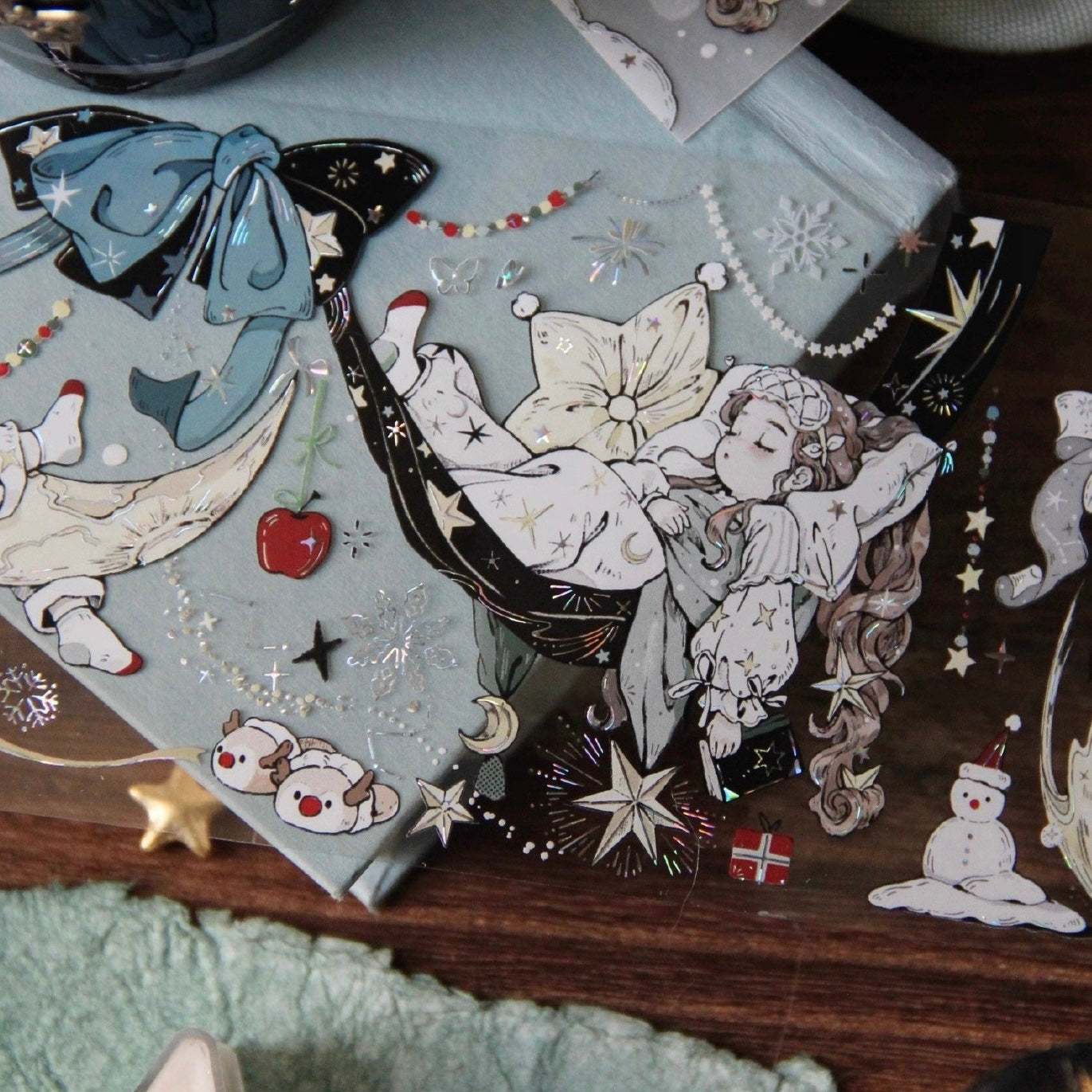 1.28M Little Witch Sticker Roll